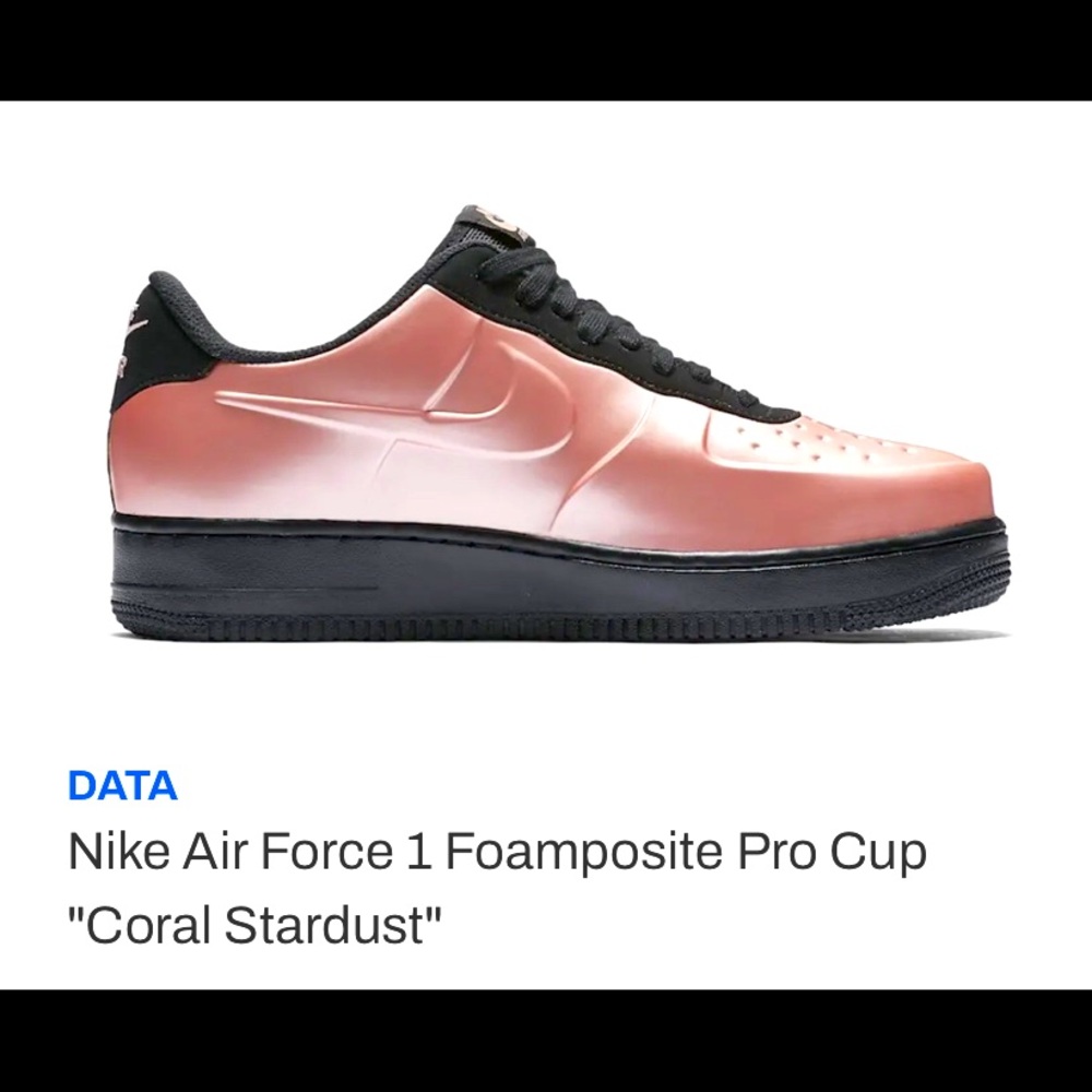 Nike Air Force 1 foampositie size 10